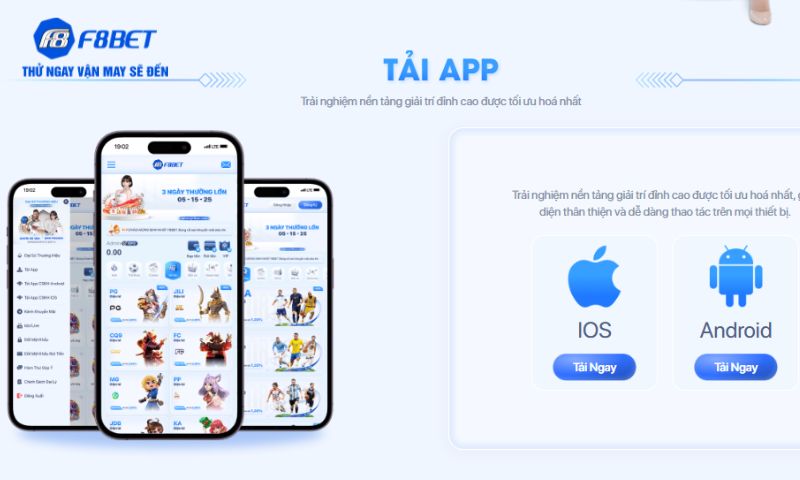 Hướng dẫn tải App F8BET trên iOS & Android
